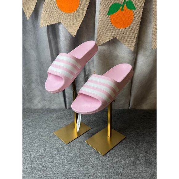 adidas Other - Adidas Adilette Aqua K Almost Pink Color Sandals Toddler Size 13K FY8072 NEW